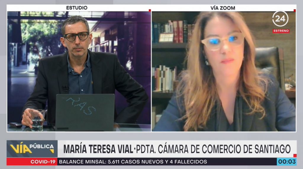 Presidenta de la CCS por 18-O: “No podemos aceptar ten...