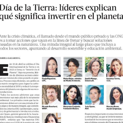 Día de la Tierra: líderes explican qué significa invertir...