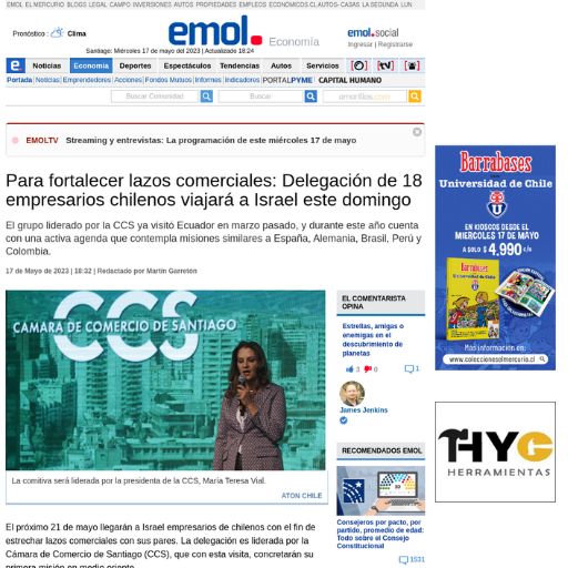 Para fortalecer lazos comerciales: Delegación de 18 empresa...