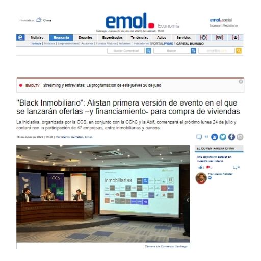 “Black Inmobiliario”: Alistan primera versión d...