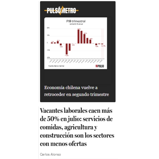 Vacantes laborales caen más de 50% en julio: servicios de c...