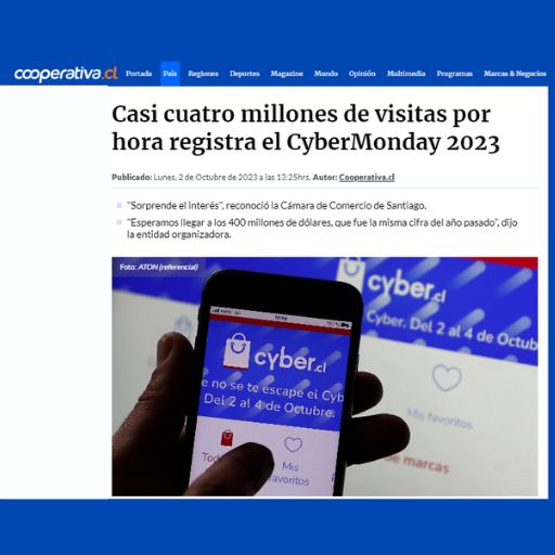 Casi cuatro millones de visitas por hora registra el CyberMo...