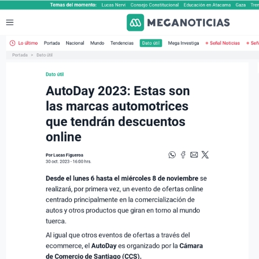 AutoDay 2023: Estas son las marcas automotrices que tendrán...