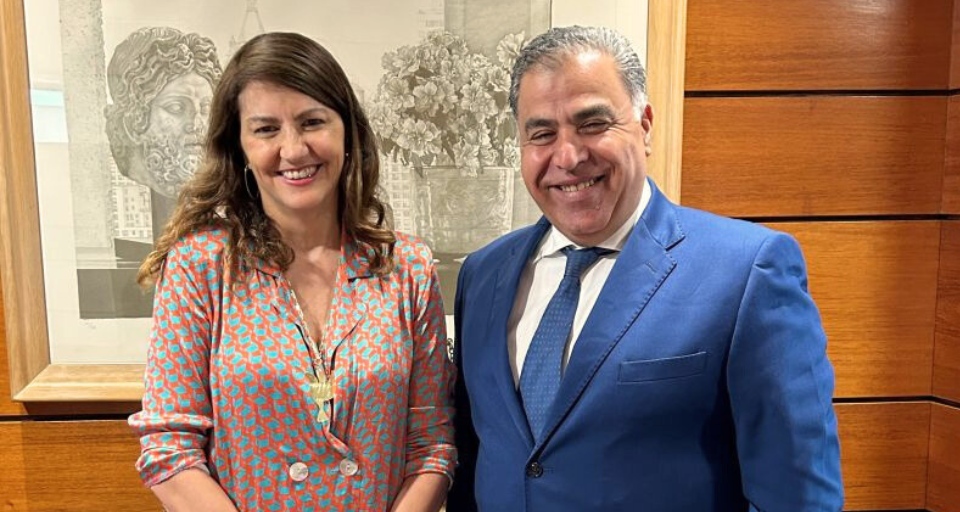Presidenta de la CCS se reúne con Embajador de Jordania