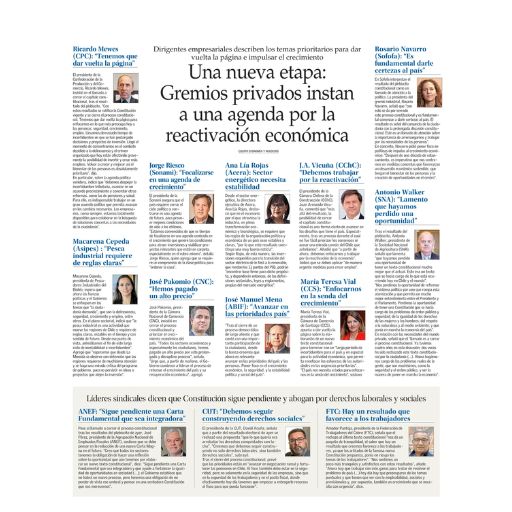 María Teresa Vial (CCS): ‘Enfocarnos en la senda del ...