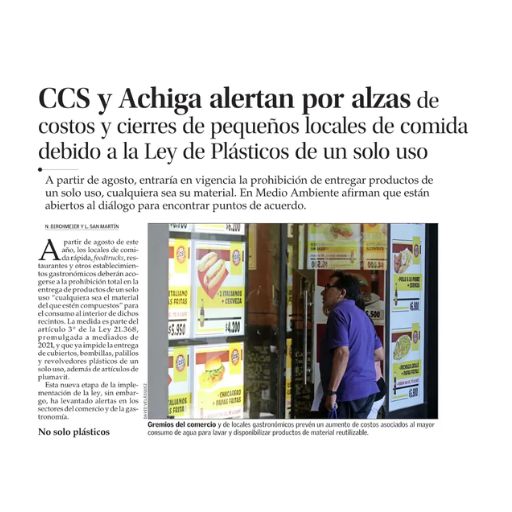 CCS y Achiga alertan por alzas de costos y cierres de peque...