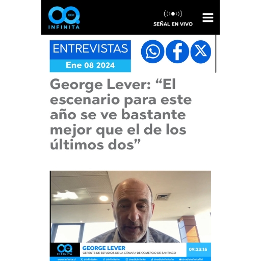 George Lever: “El escenario para este año se ve bastante ...