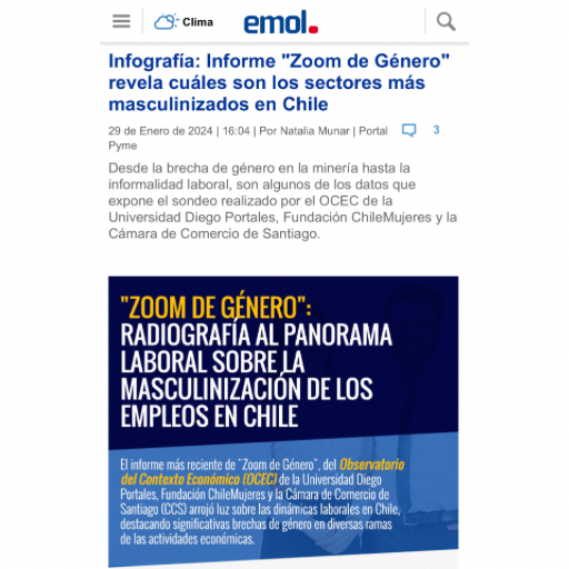 Infografía: Informe “Zoom de Género” revela cu...