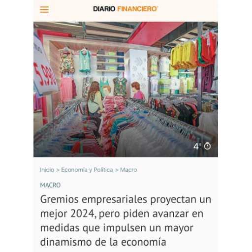 Gremios proyectan un mejor 2024, pero piden avanzar en medid...