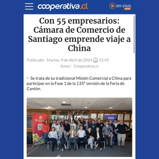 Con 55 empresarios: Cámara de Comercio de Santiago emprende...