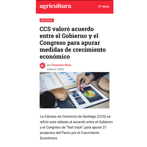 CCS valoró acuerdo entre el Gobierno y el Congreso para apu...