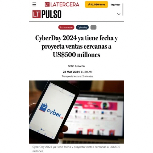CyberDay 2024 ya tiene fecha y proyecta ventas cercanas a US...