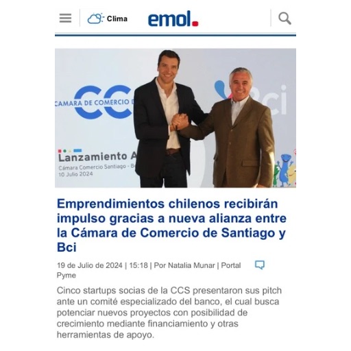 Emprendimientos chilenos recibirán impulso gracias a nueva ...