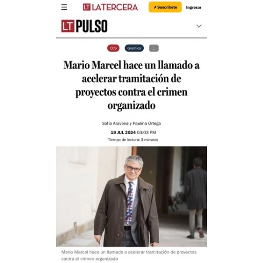 Mario Marcel hace un llamado a acelerar tramitación de proy...