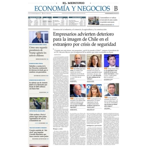 Empresarios advierten deterioro para la imagen de Chile en e...