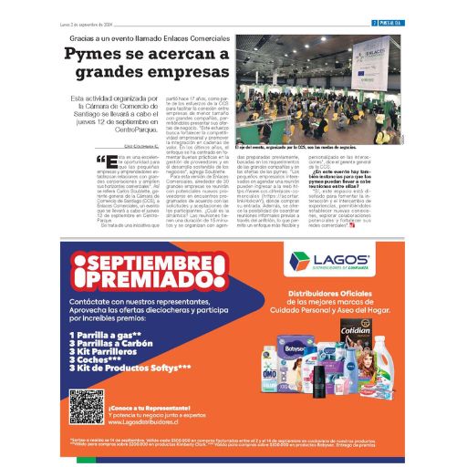 Pymes se acercan a grandes empresas (2/09/2024)