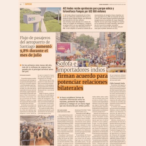 Sofofa e importadores indios firman acuerdo para potenciar r...