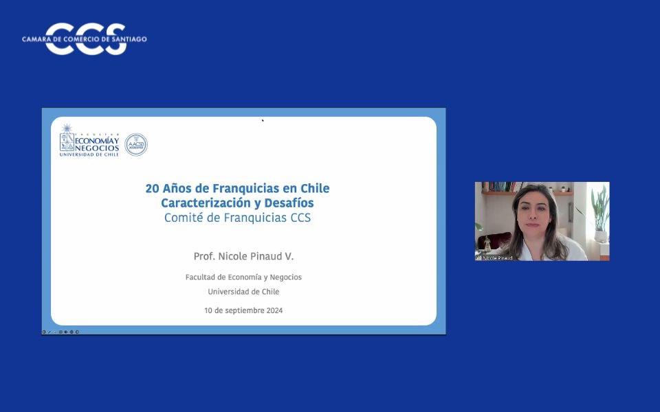 Nicole Pinaud destaca 20 años de evolución de franquicias en Ch...