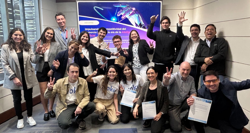 Impulsando la Competitividad del Comercio Local con IA: Éxito total del desafío organizado por la CCS y ColaboraChile
