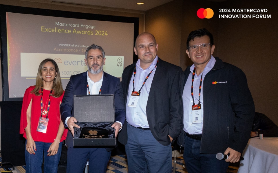 Mastercard premió a Evertec en los “Acceptance – Growth”