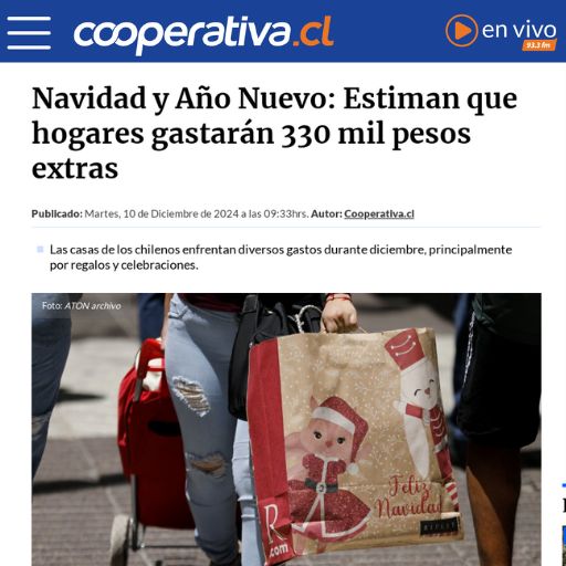 Navidad y Año Nuevo: Estiman que hogares gastarán 330 mil ...