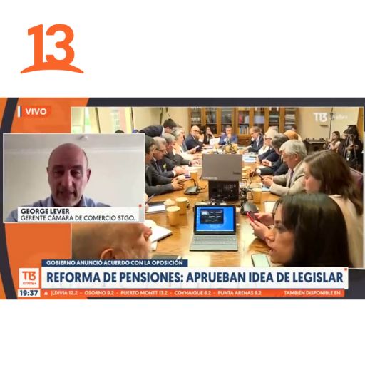 Entrevista a George Lever, gerente de estudios de la Cámara de Comercio de Santiago (15/01/2025)