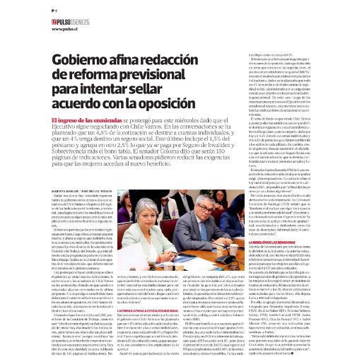 Gobierno afina redacción de reforma previsional para intentar sellar acuerdo con la oposición (15/01/2025)