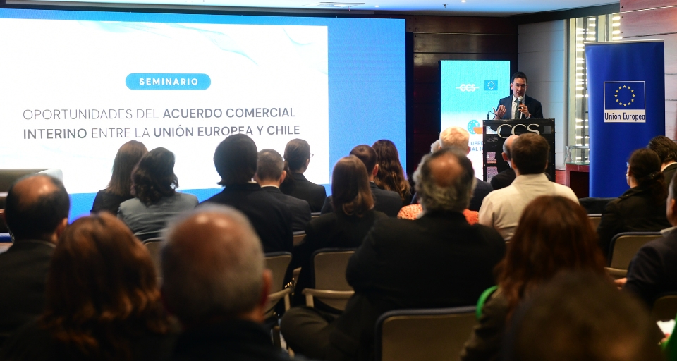 Seminario destacó las oportunidades del Acuerdo Comercial Interino entre la Unión Europea y Chile